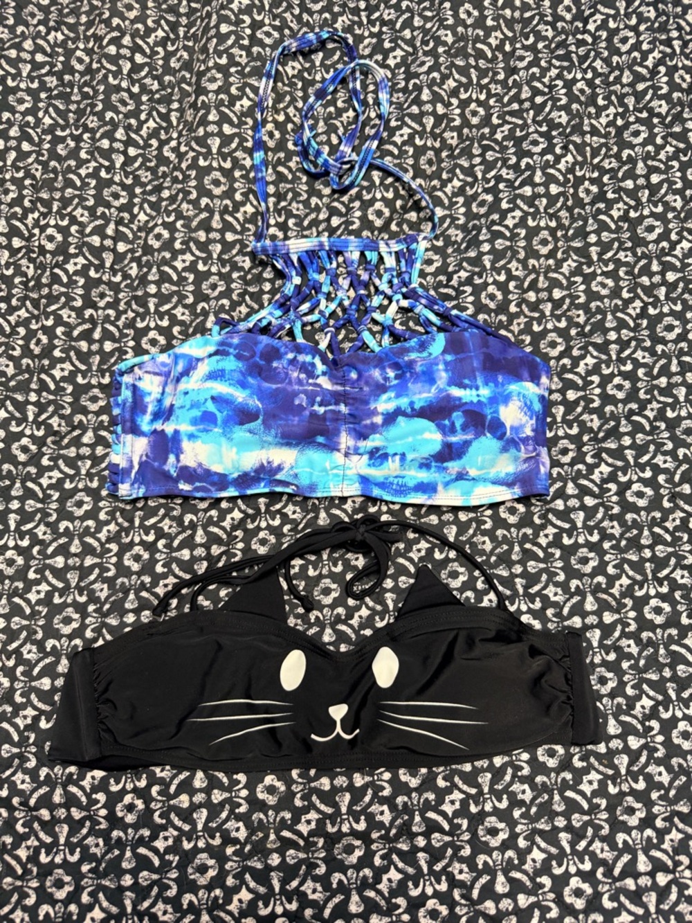 Two medium hot topic bikini tops